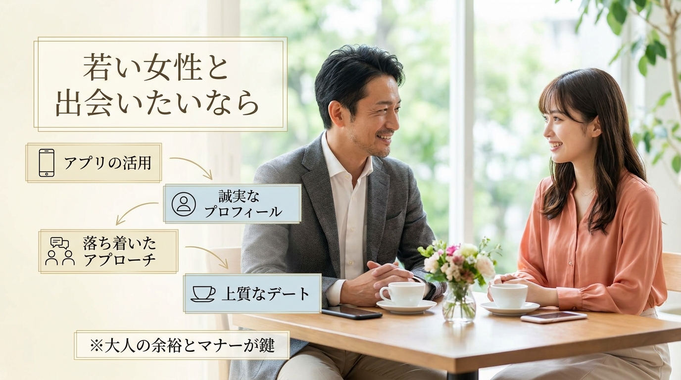 若い女性と出会いたいなら