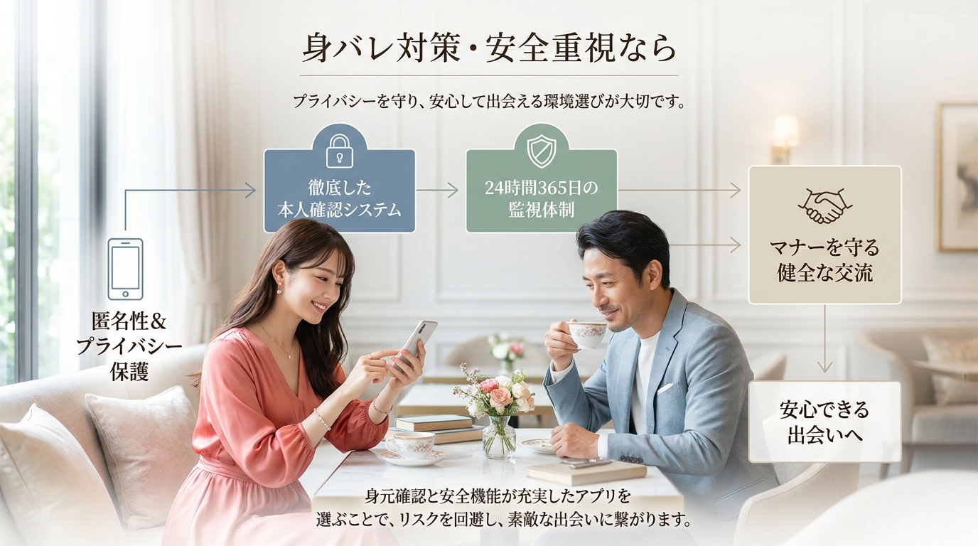 身バレ対策・安全重視なら