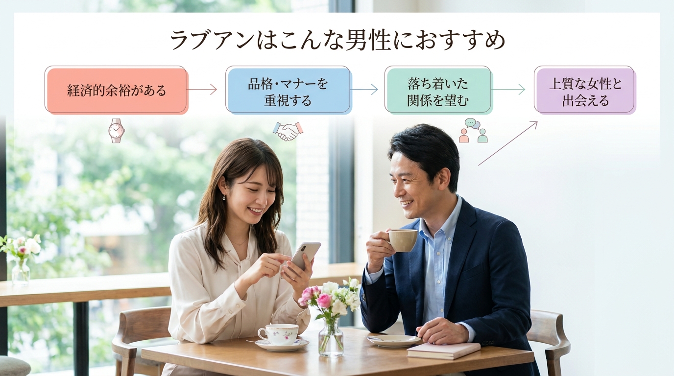 ラブアンはこんな男性におすすめ