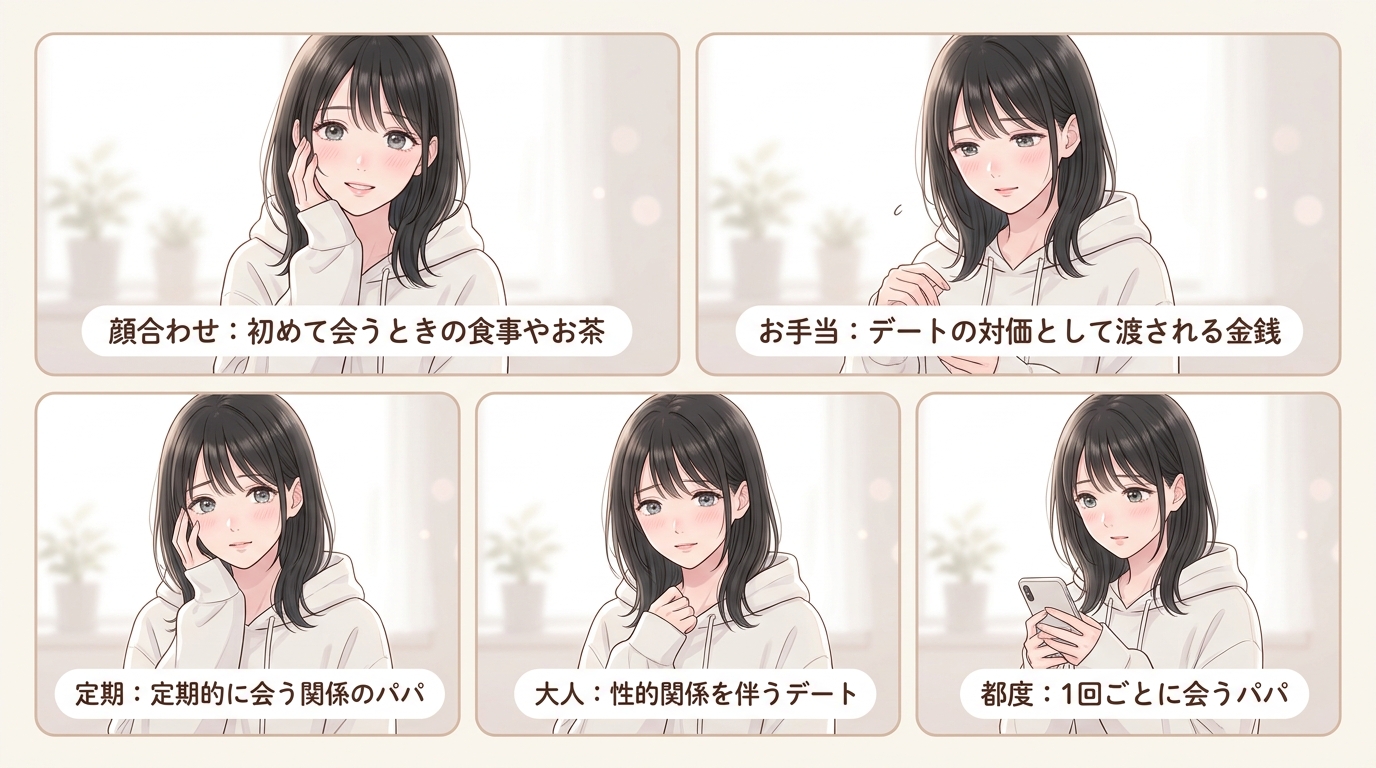 パパ活で知っておくべき用語と隠語
