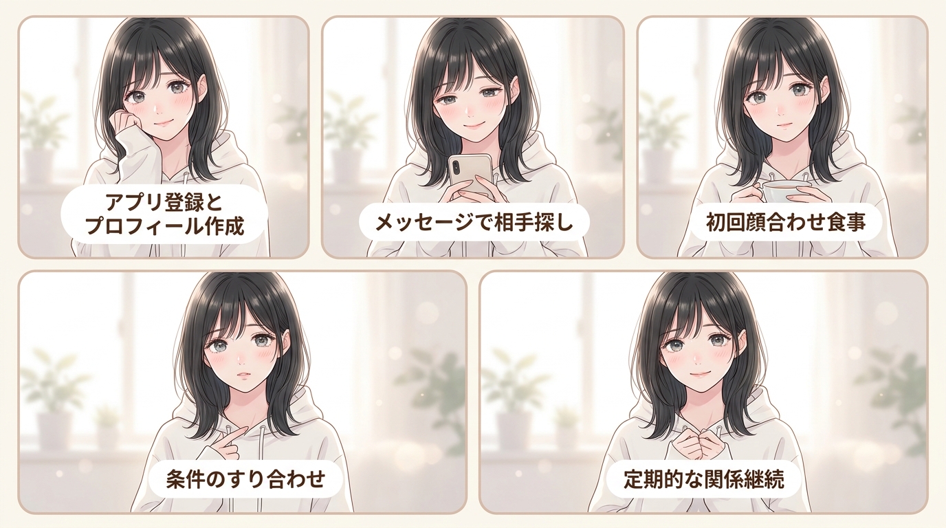 パパ活の基本的な仕組みと成り立ち