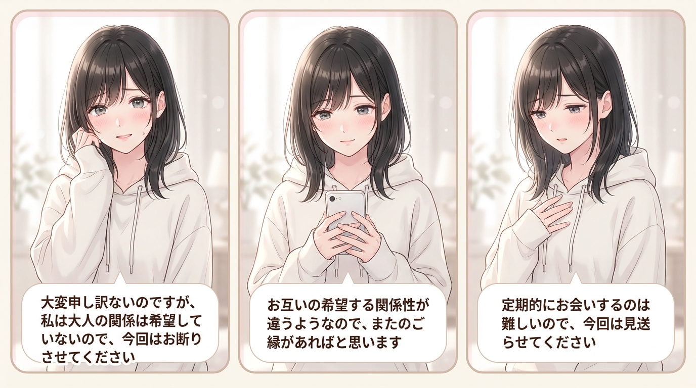関係性の不一致を伝える丁寧な断り方