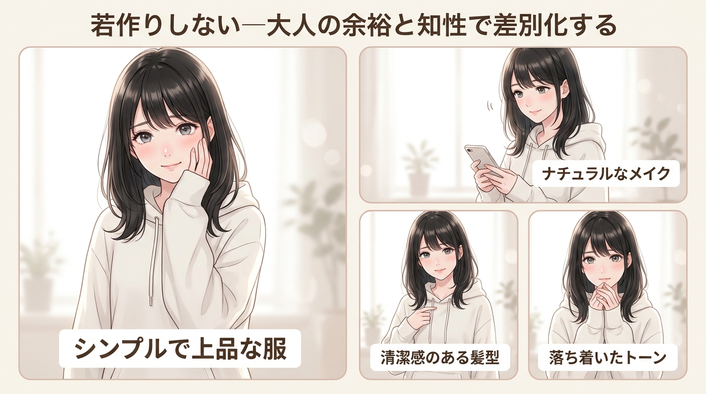 若作りしない―大人の余裕と知性で差別化する