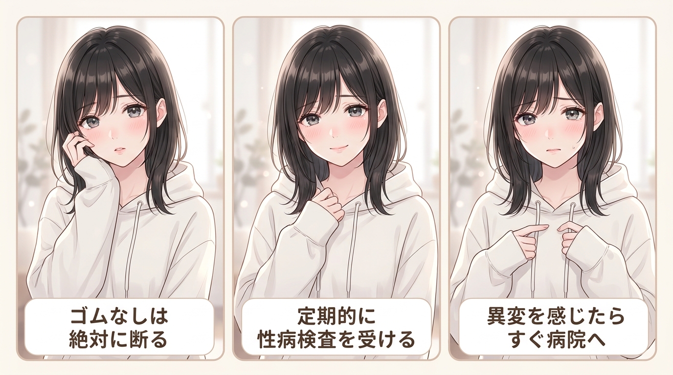 避妊・性病対策と身体的リスクへの備え
