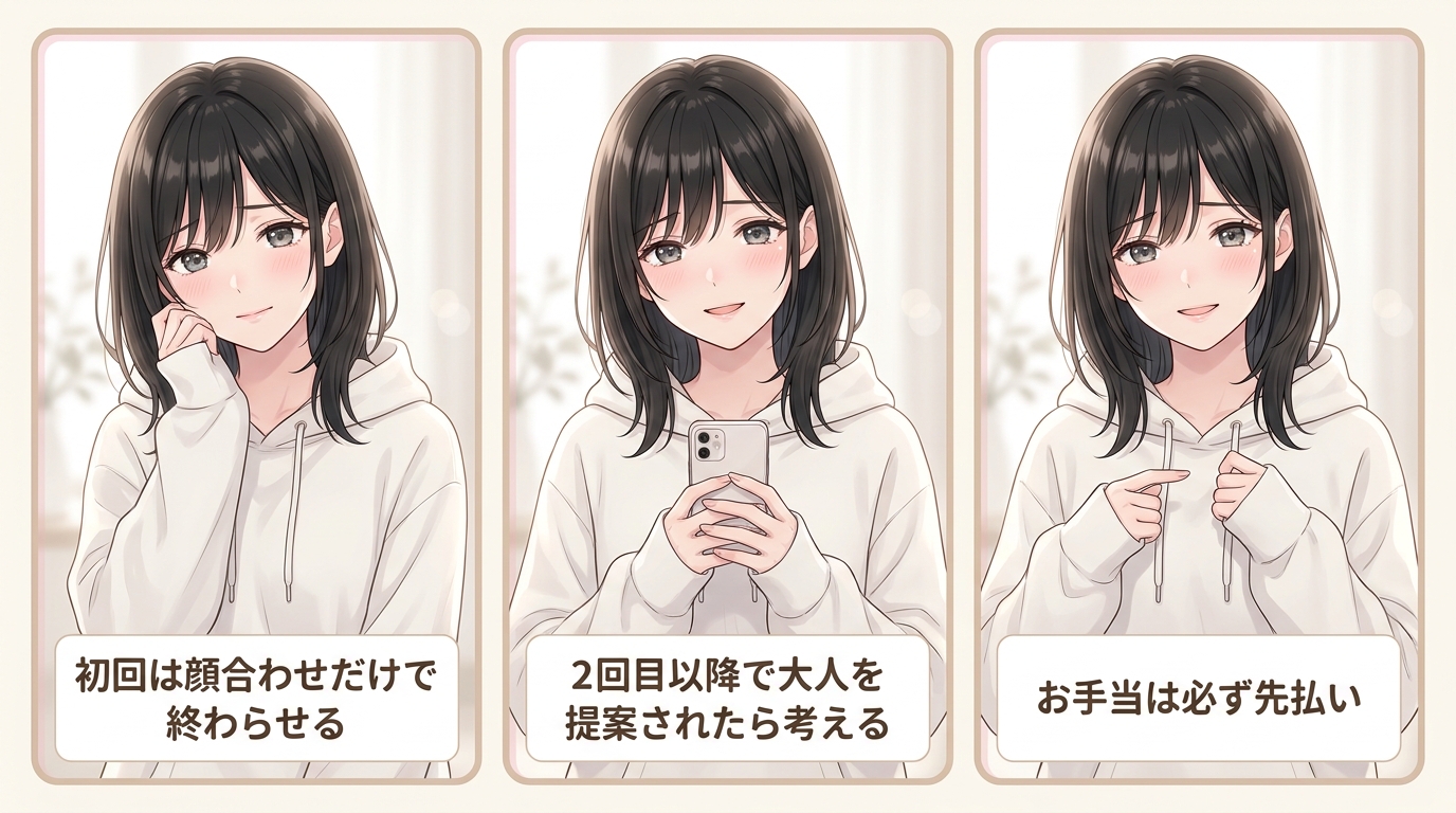 安全に大人の関係になるための3つの鉄則