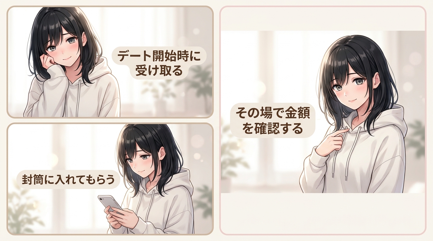 お手当の受け渡しタイミングと未払い防止