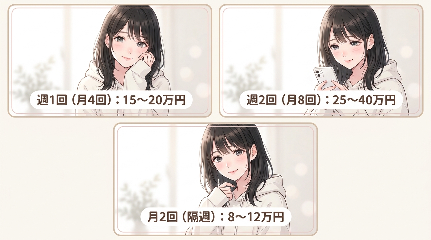 月極・週1定期の相場と計算方法