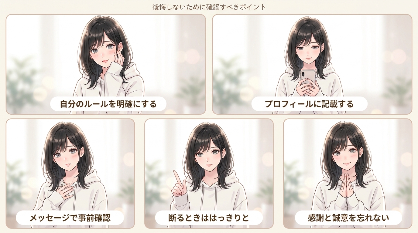 後悔しないために確認すべきポイント
