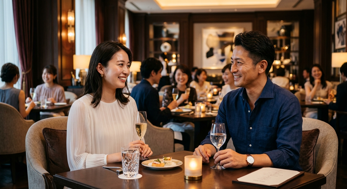 パパ活の食事のみの相場はいくら？お茶・ランチ・ディナー別の金額