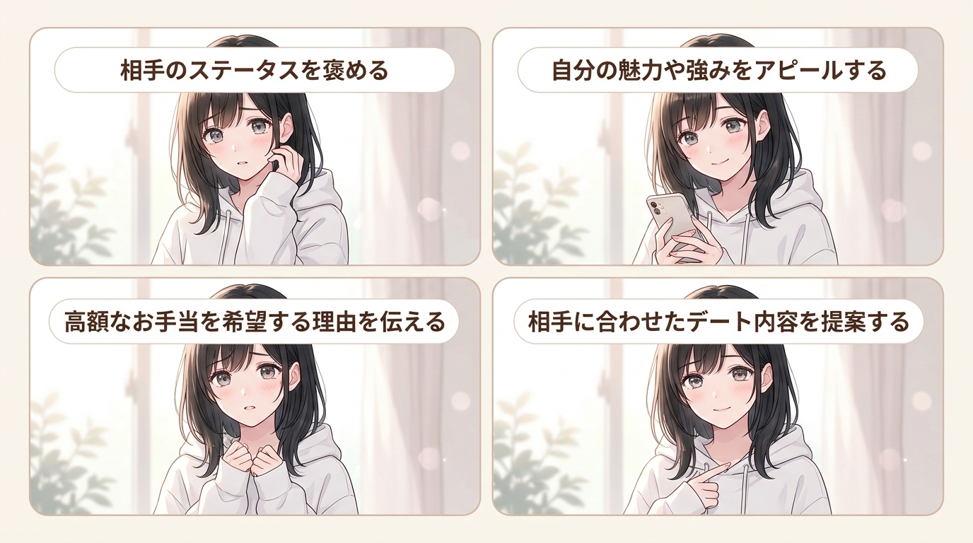 できるだけ高額お手当を稼ぎたいなら