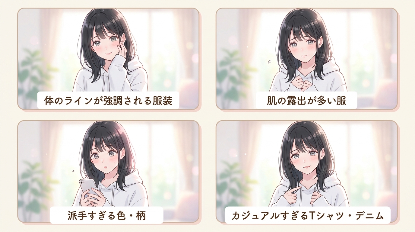 顔・全身・背景の3枚構成が基本