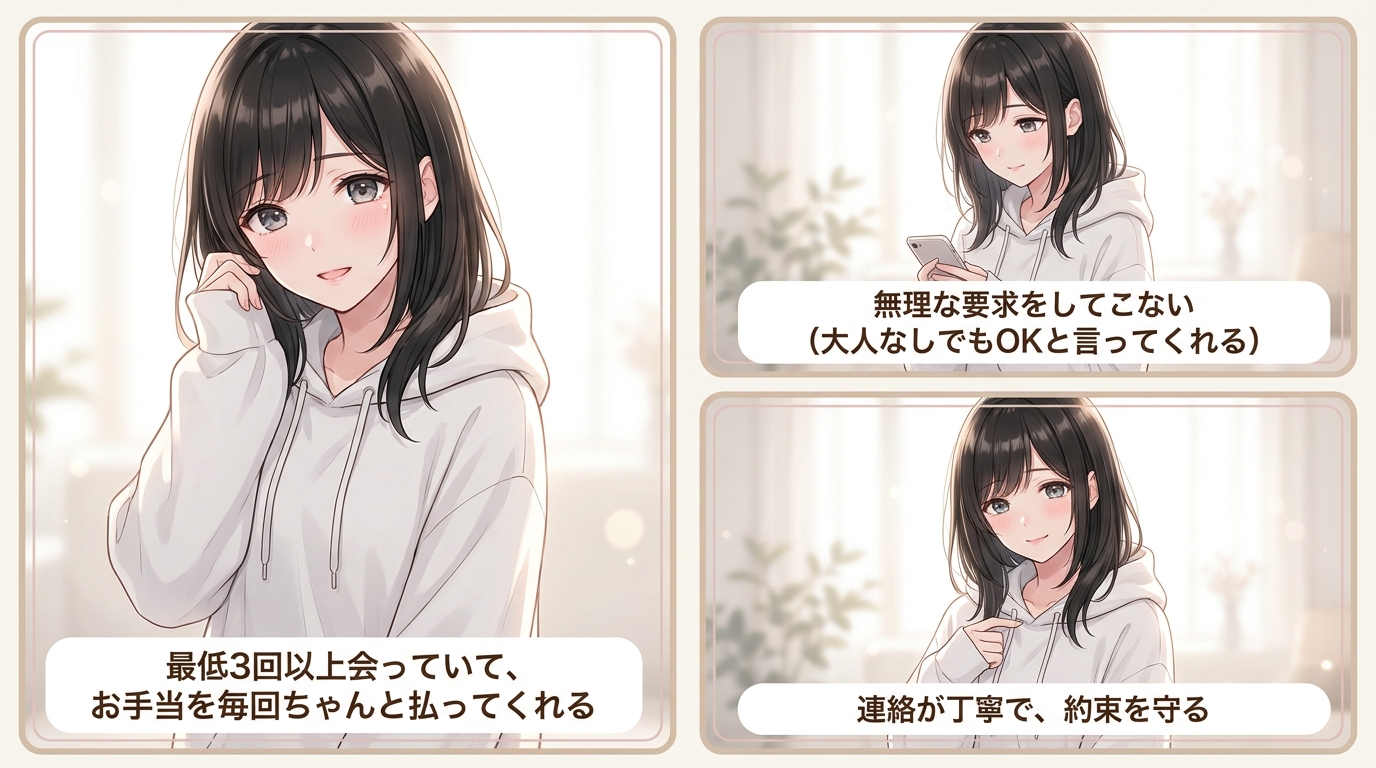 信頼できるパパか再確認する3つの基準