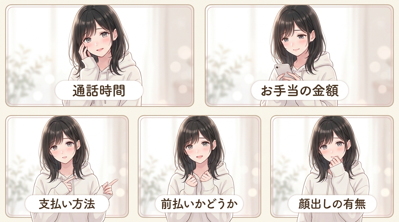 STEP3：条件交渉とお手当の前払い確認を必ず行う